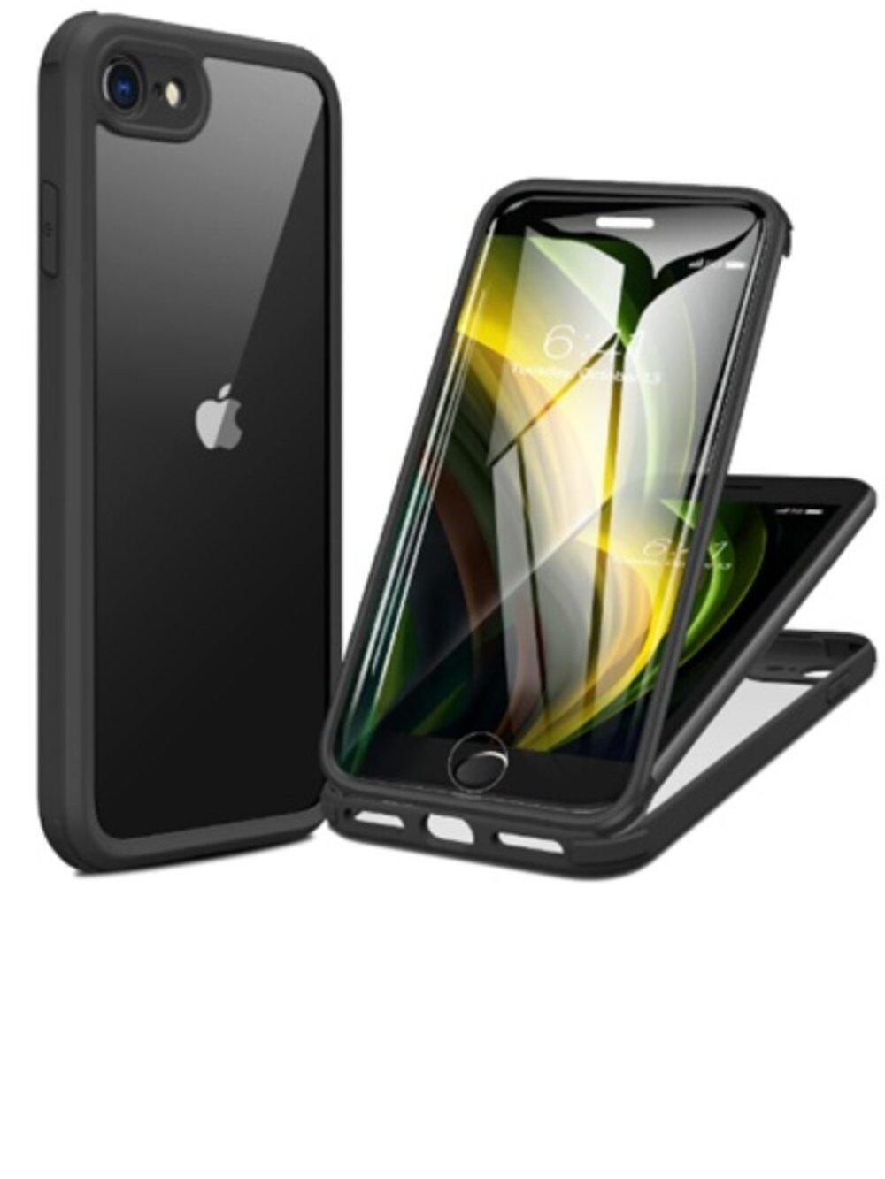 For Iphone SE Phone Case 2ND/3RD Ge 2022 2020 Full-Body with Screen protector